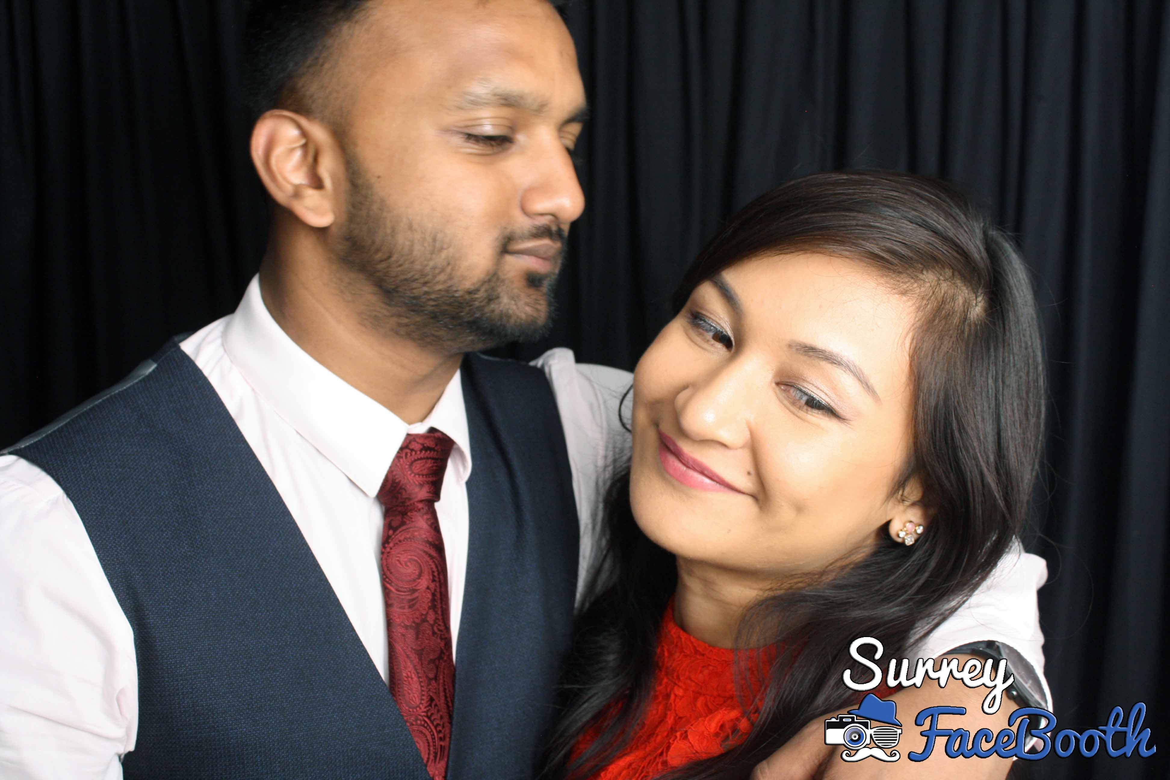 Lisa and Nish's Wedding | View more photos from the event at galleries.surreyfacebooth.co.uk/u/Surrey-FaceBooth/Lisa-and-Nishs-Wedding